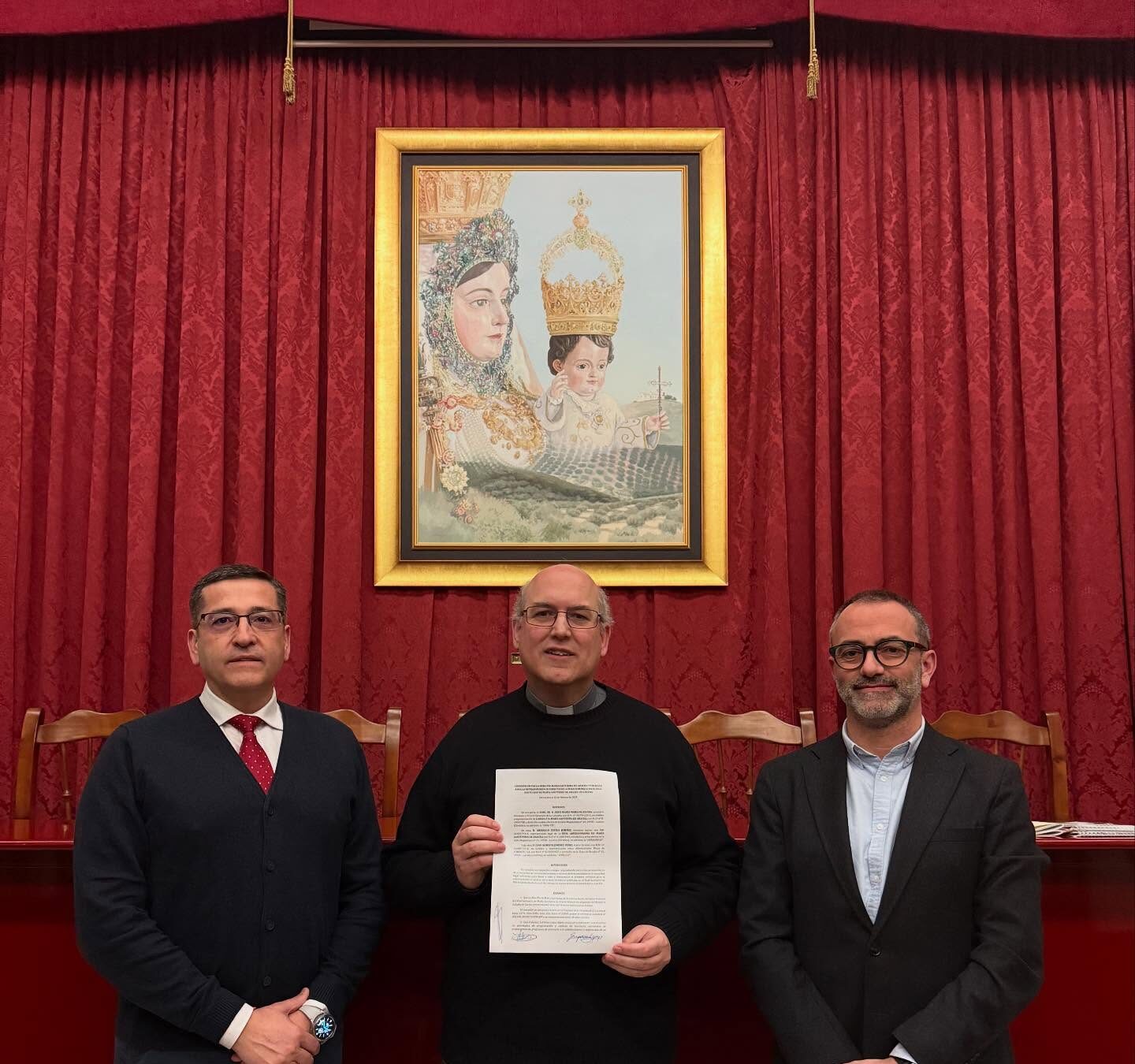 Un convenio entre la Real Archicofradía y Videoluc TV hace posible la retransmisión en directo de las misas en el Santuario